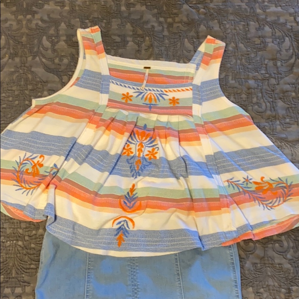 FREE PEOPLE - vintage style tank